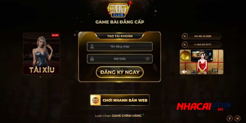 Hướng dẫn các bước đăng ký tài khoản game tại Hitclub