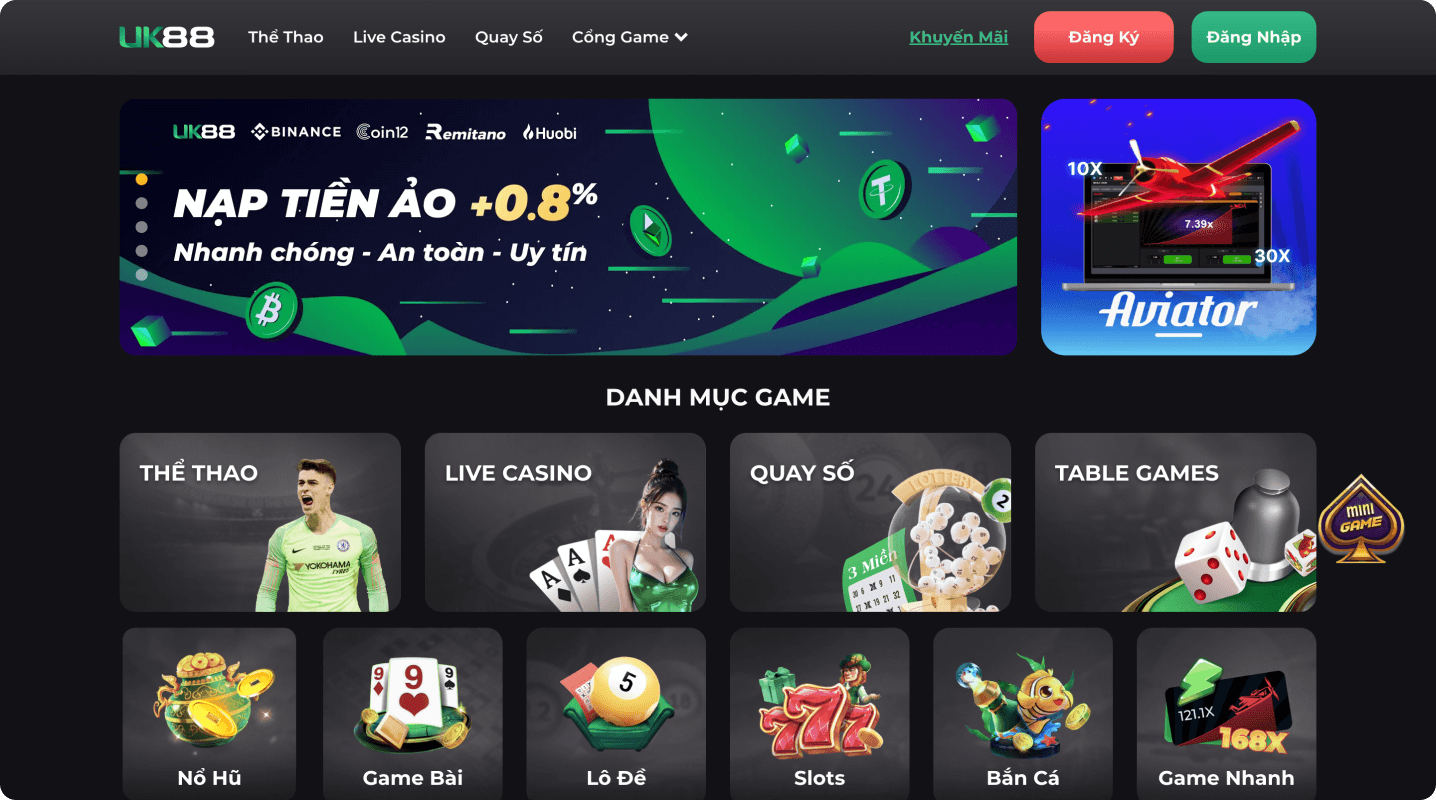 UK88 mobi được tin tưởng giới thiệu bởi nhà cái uy tín 79